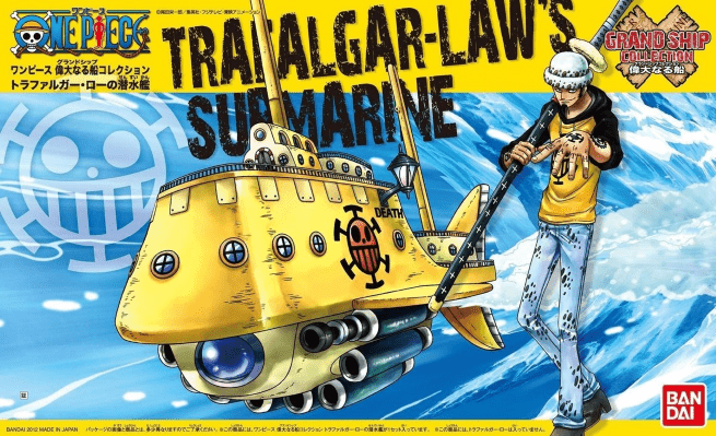One Piece Maquette Grand Ship Collection 02 Trafalgar Law's Submarine 15cm - MEKA NEKO