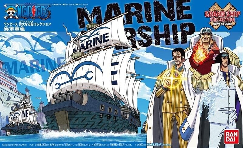 One Piece Maquette Grand Ship Collection 07 Marine Ship - MEKA NEKO
