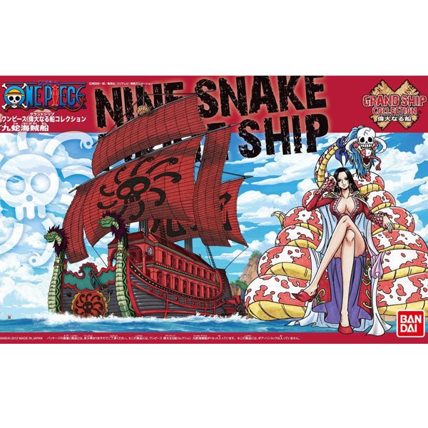 One Piece Maquette Grand Ship Collection Nine Snake Pirate Ship 15cm - MEKA NEKO