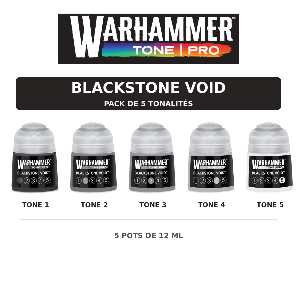 Pack Warhammer Tone Pro Blackstone Void - 5 tonalités