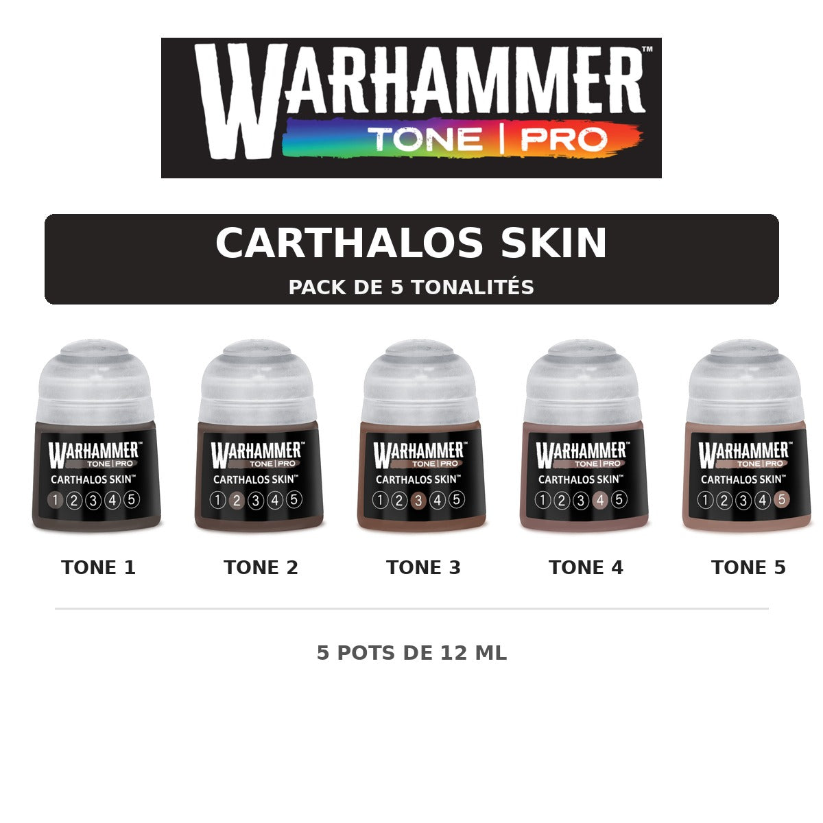 Pack Warhammer Tone Pro Carthalos Skin - 5 tonalités