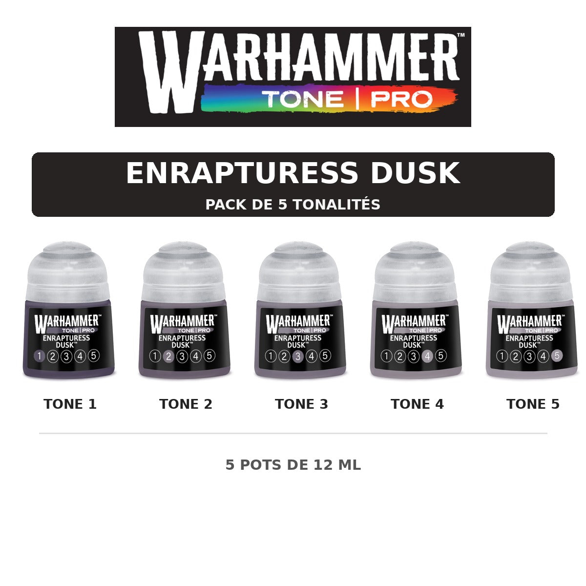Pack Warhammer Tone Pro Enrapturess Dusk - 5 tonalités