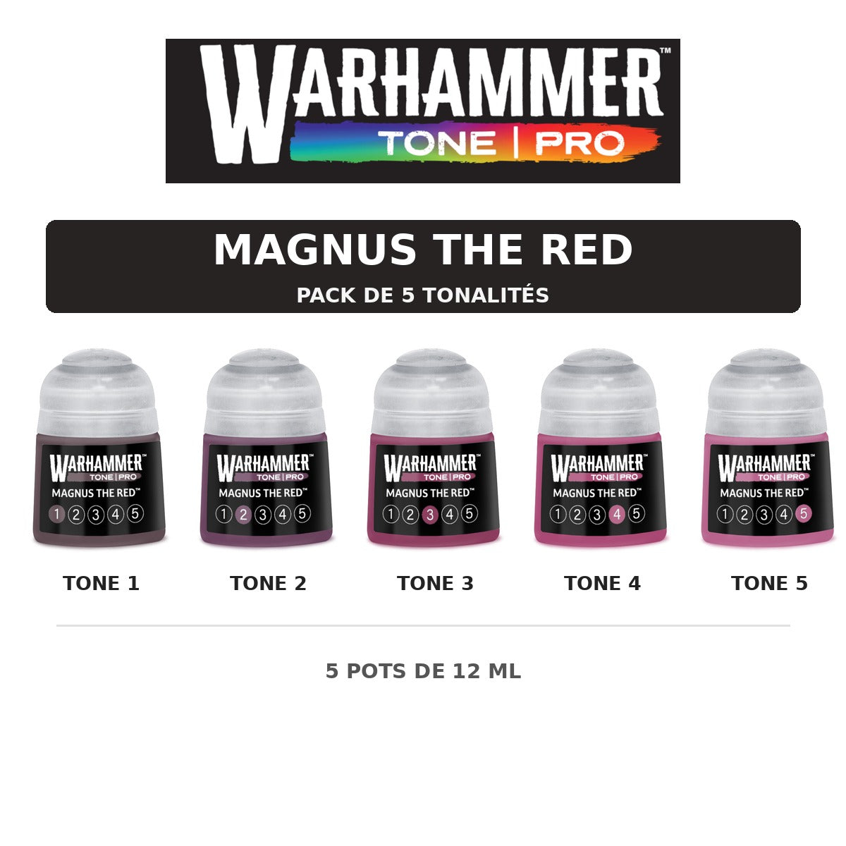 Pack Warhammer Tone Pro Magnus The Red - 5 tonalités