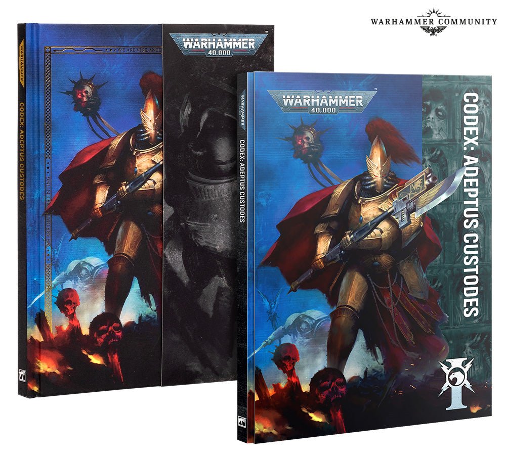 PRÉCOMMANDE – Codex : Adeptus Custodes (français) - MEKA NEKO