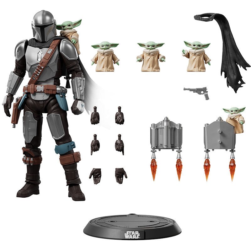 Star Wars Model Kit - Mandalorian Champion Class Din Djarin et Grogu - MEKA NEKO