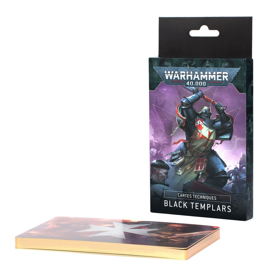 Warhammer 40K - Cartes Techniques : Black Templars - MEKA NEKO