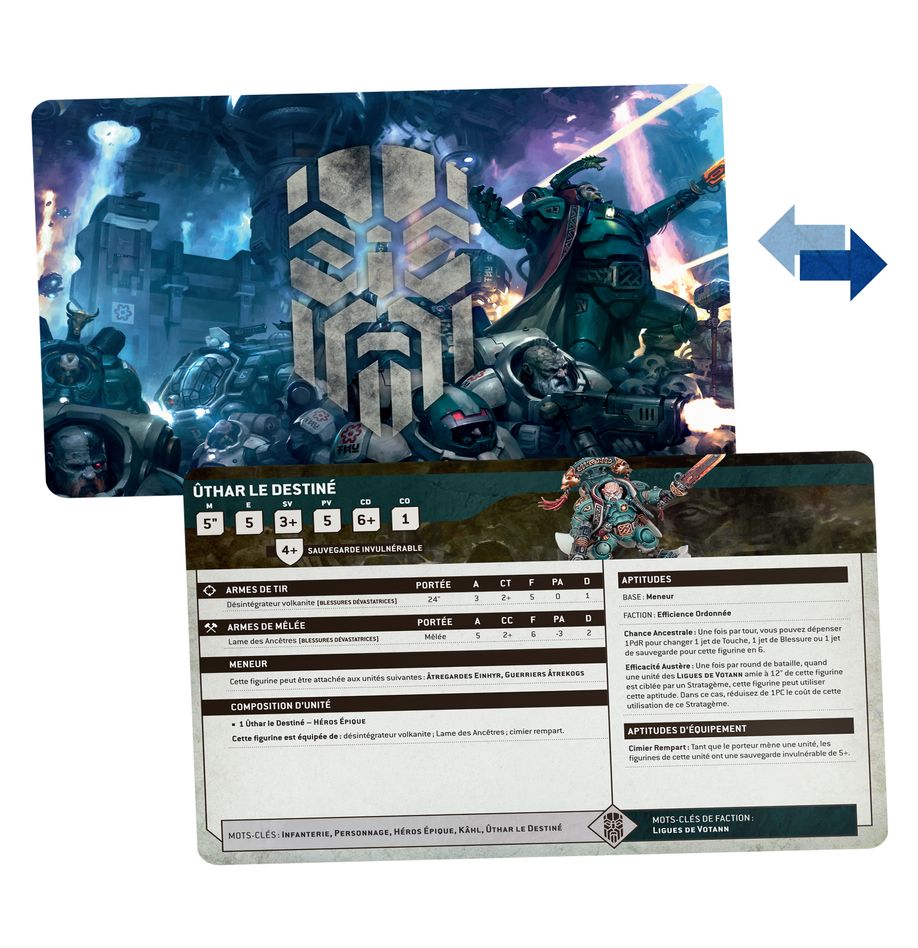 Warhammer 40K - Cartes Techniques : Leagues of Votann - MEKA NEKO