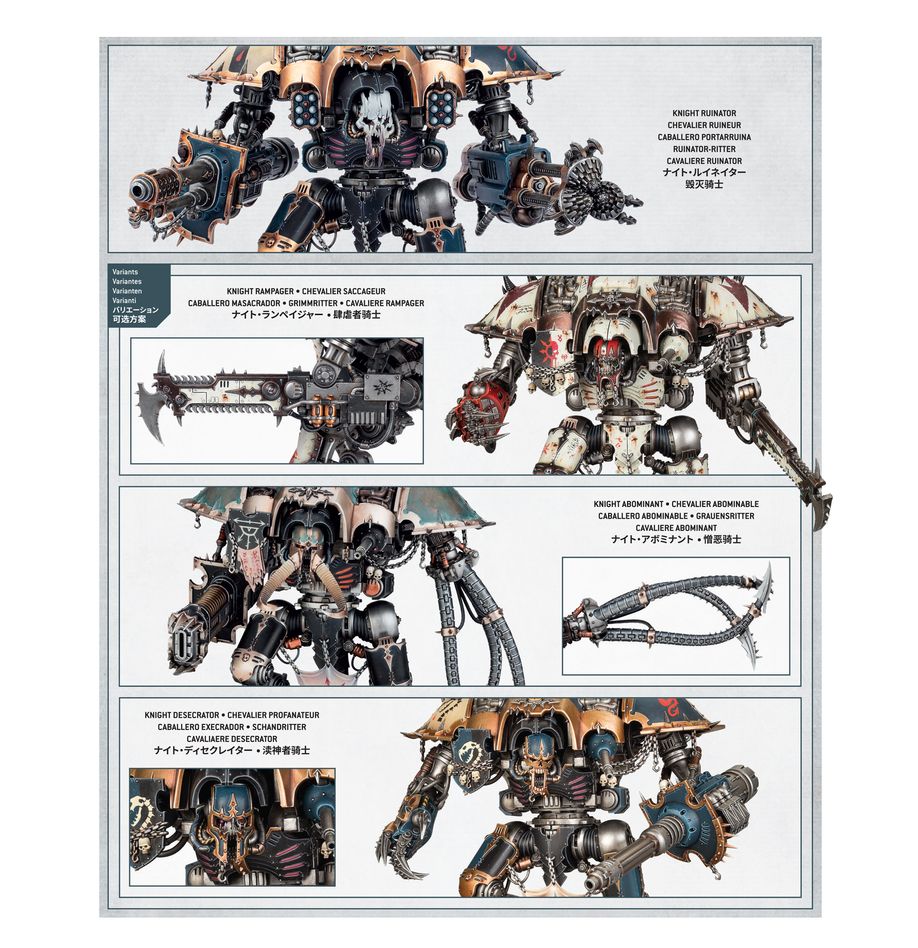 Warhammer 40K - Chaos Knight : Chevalier Ruineur - MEKA NEKO