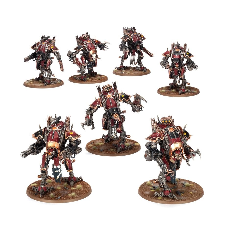 Warhammer 40K - CHAOS KNIGHTS: Lance de Meute Écumante (PRÉ - COMMANDE) - MEKA NEKO