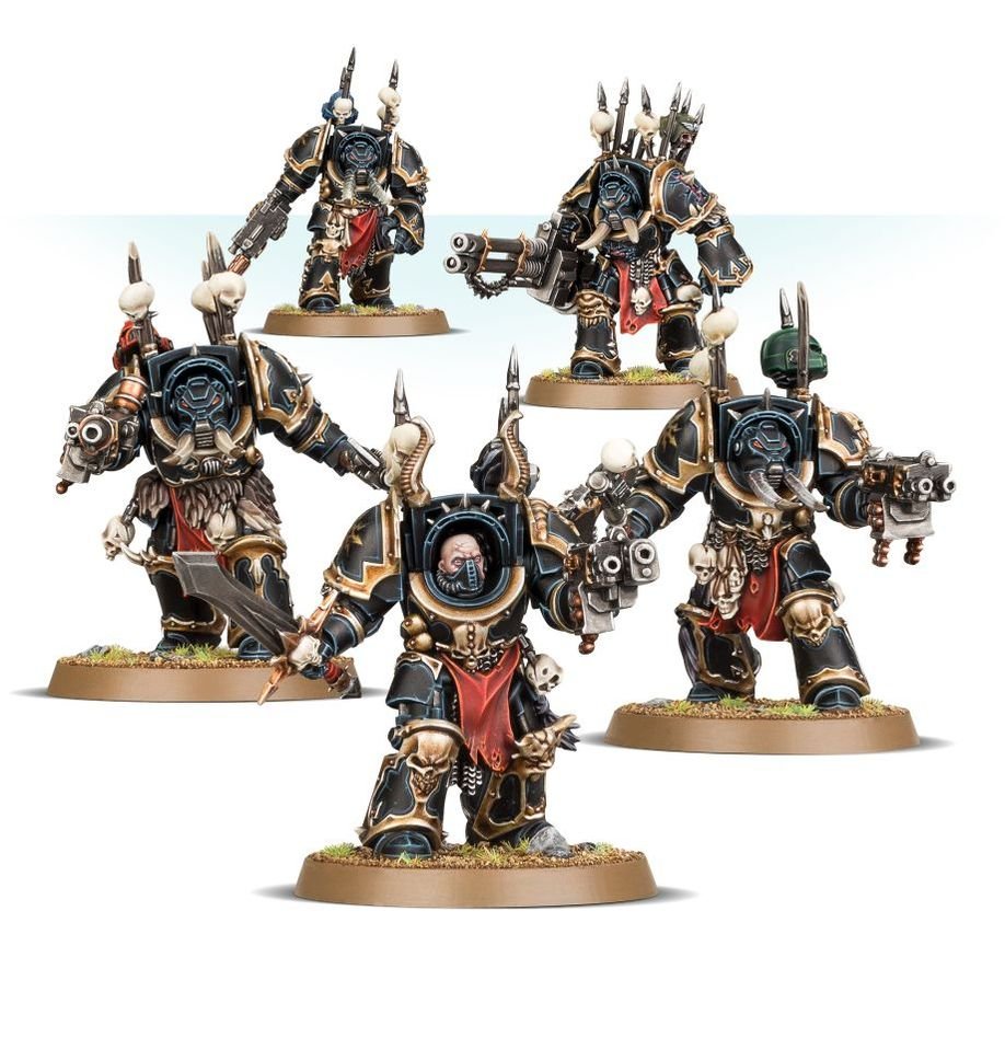 Warhammer 40K - Chaos Space Marines : Escouade Terminator - MEKA NEKO