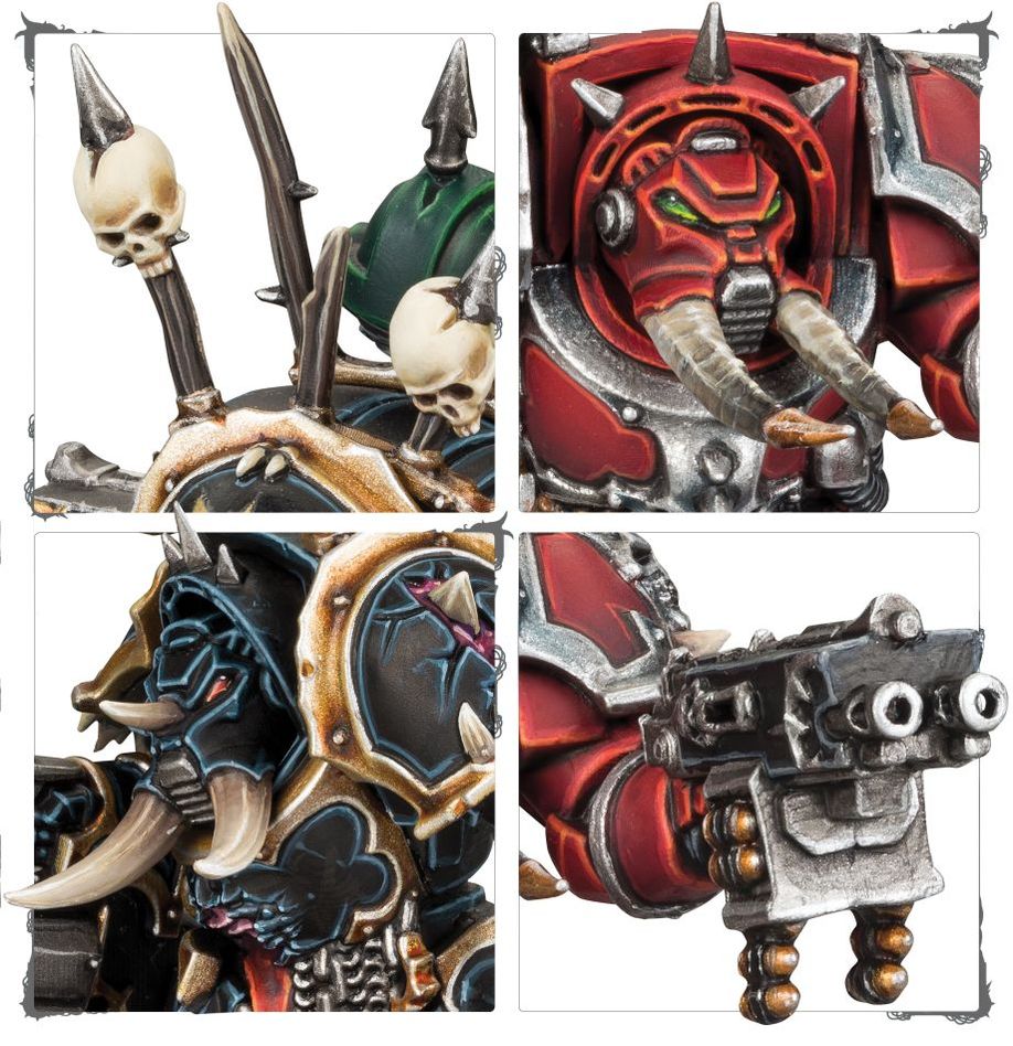 Warhammer 40K - Chaos Space Marines : Escouade Terminator - MEKA NEKO