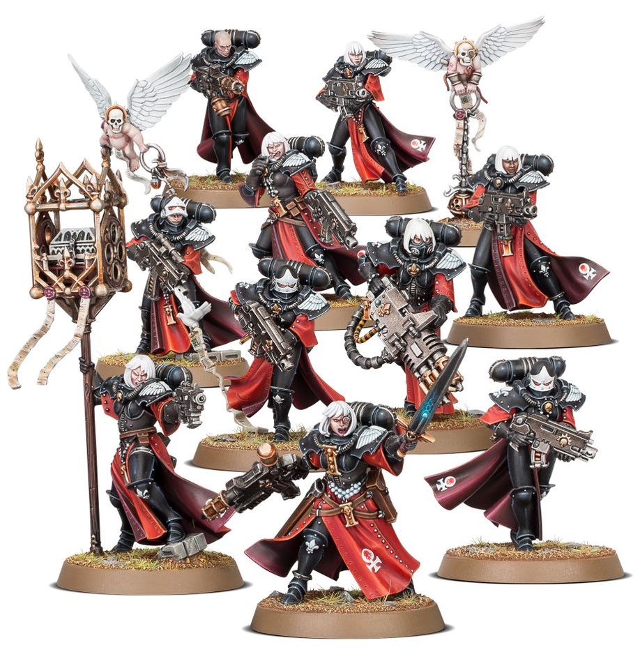 Warhammer 40K - Escouade de Soeurs de Bataille de l'Adepta Sororitas - MEKA NEKO