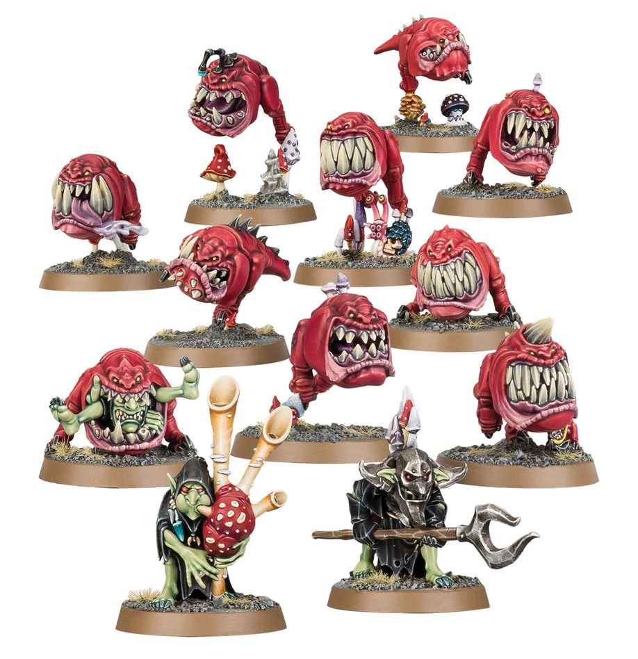 Warhammer AOS - Gloomspite Gitz: Troupeau de Squigs - MEKA NEKO