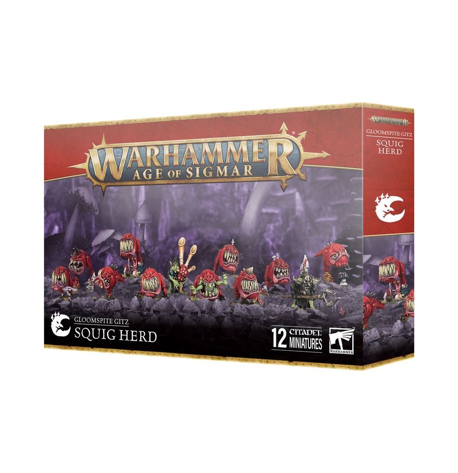 Warhammer AOS - Gloomspite Gitz: Troupeau de Squigs - MEKA NEKO