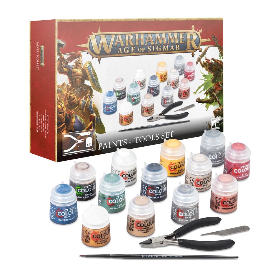 Warhammer AOS - Set Peinture + Outils - MEKA NEKO