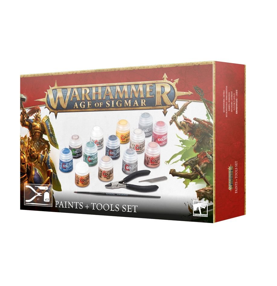 Warhammer AOS - Set Peinture + Outils - MEKA NEKO