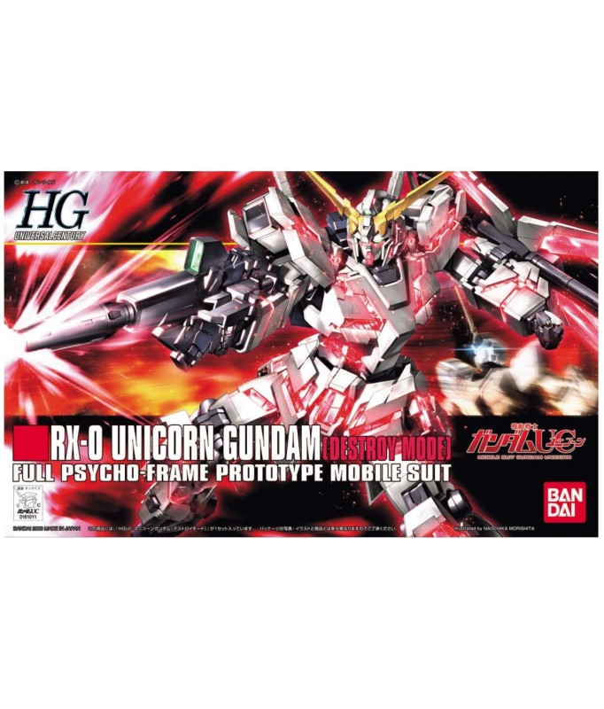 Offre Spéciale : Gundam Unicorn Tome 1 + Gunpla HG 1/144 Gundam RX-0 Unicorn Destroy Mode