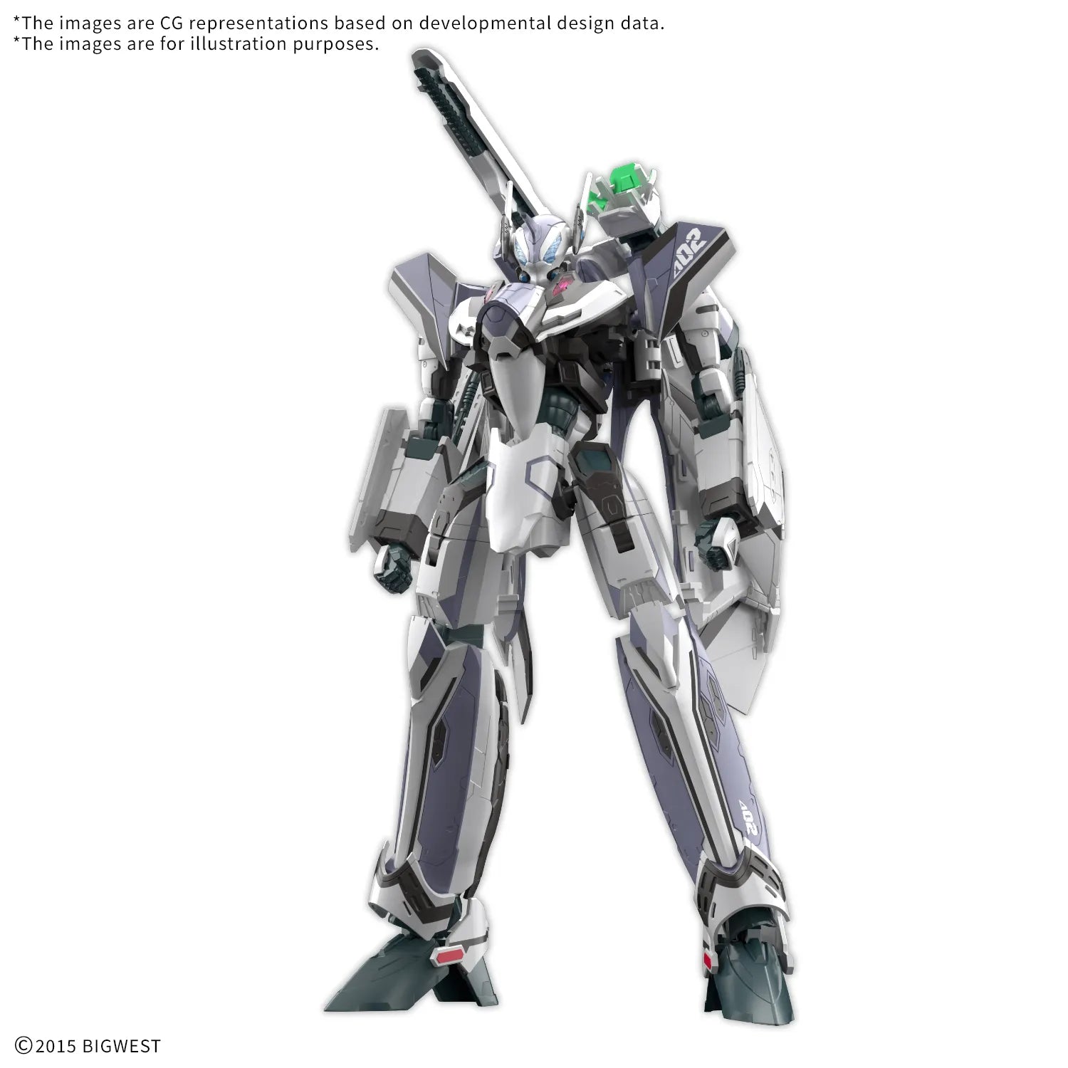 MK Macross HG 1/100 - VF-31F Siegfried Messer Ihlefeld Use (PRÉCOMMANDE)