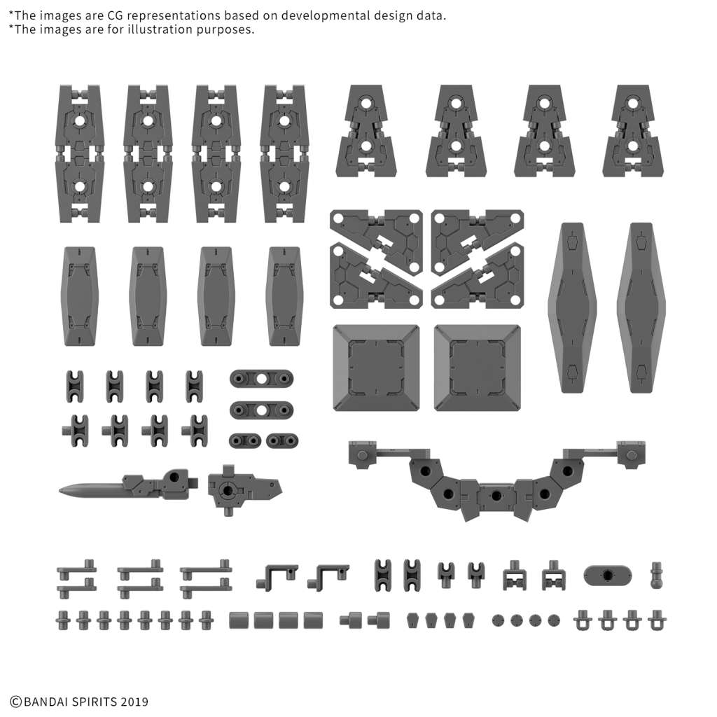 30 Minutes Missions Option Parts - Set 19 Multi Shield 1/144 - MEKA NEKO
