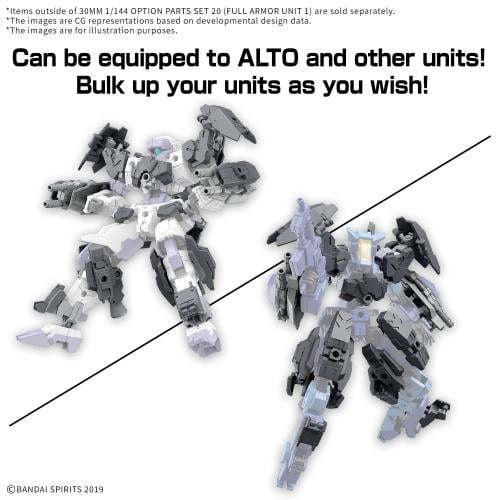 30 Minutes Missions Option Parts - Set 20 Full Armor Unit 1 - MEKA NEKO