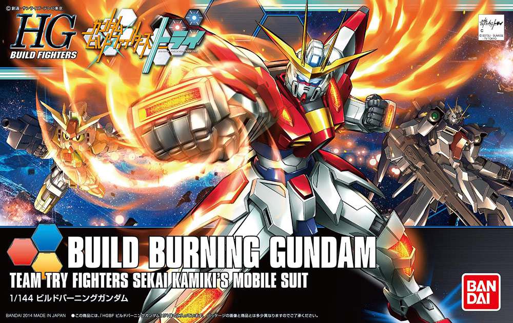 Gunpla HG 1/144 - Gundam build burning