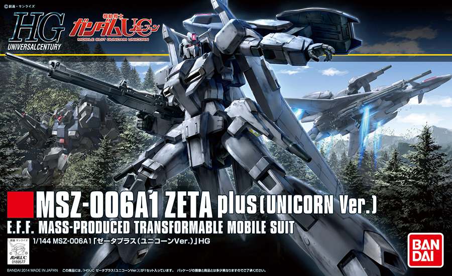 Gunpla HG 1/144 - Gundam Zeta plus (Unicorn Ver)