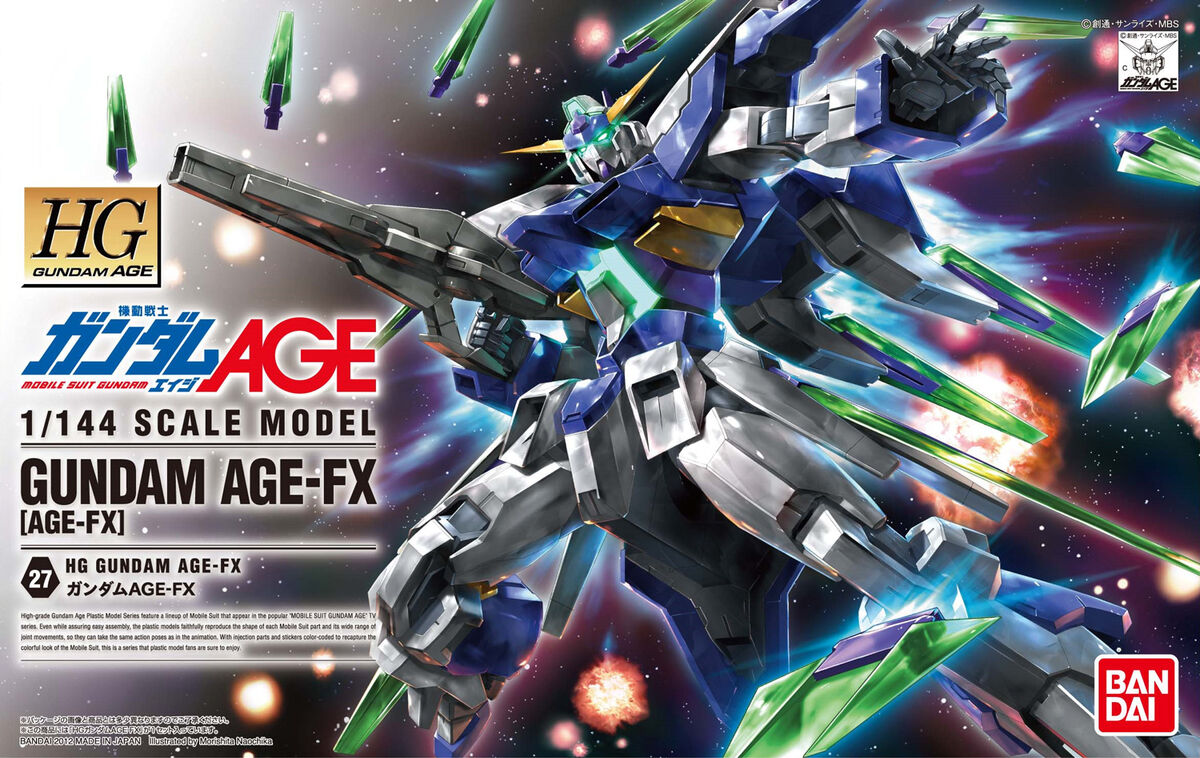 Gunpla HG 1/144 - 27 Gundam Age-Fx