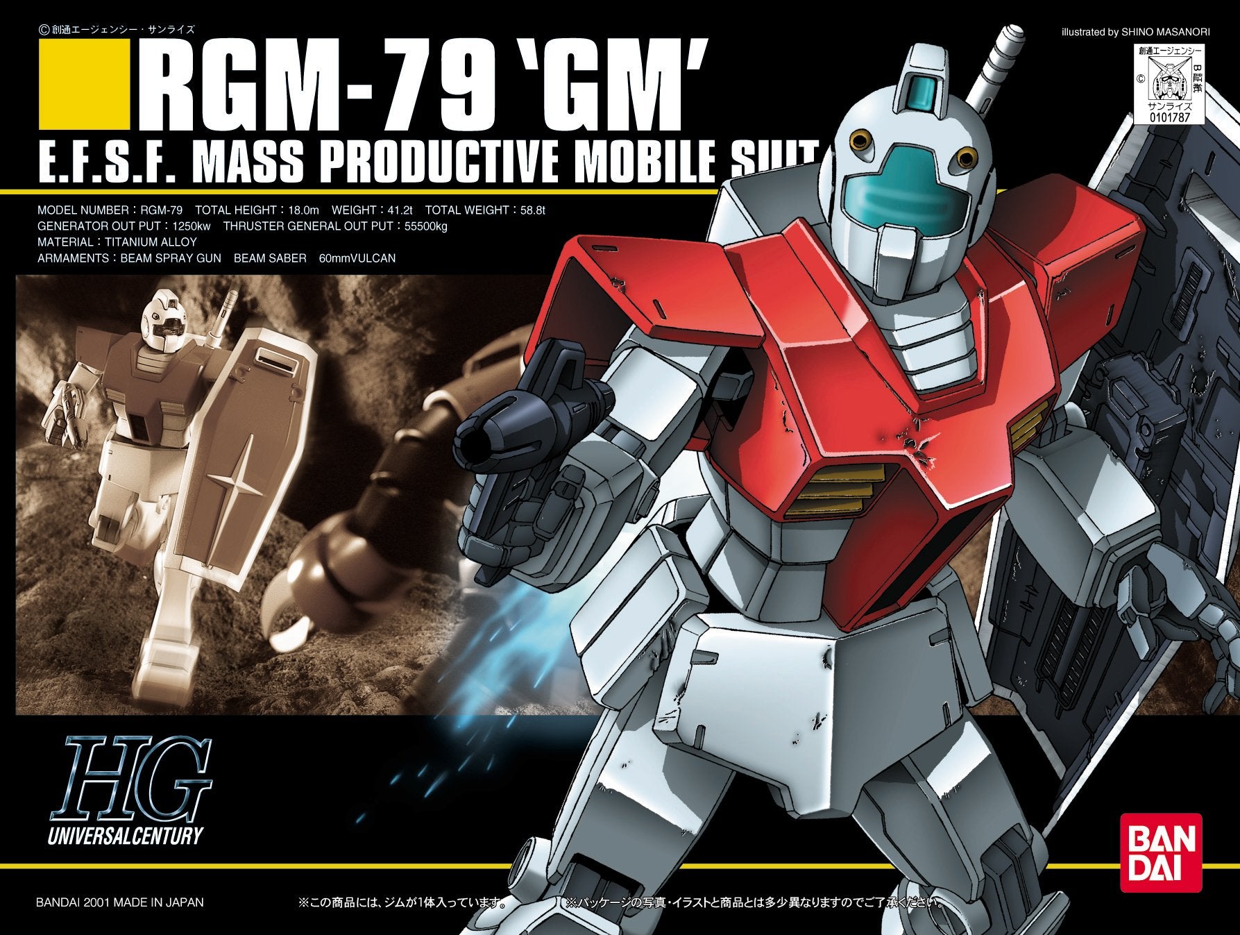 Gunpla HG 1/144 - 020 RGM-79 'GM'