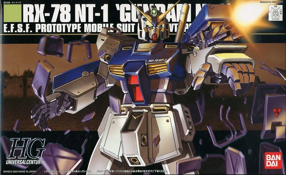 Gunpla HG 1/144 - Gundam NT-1