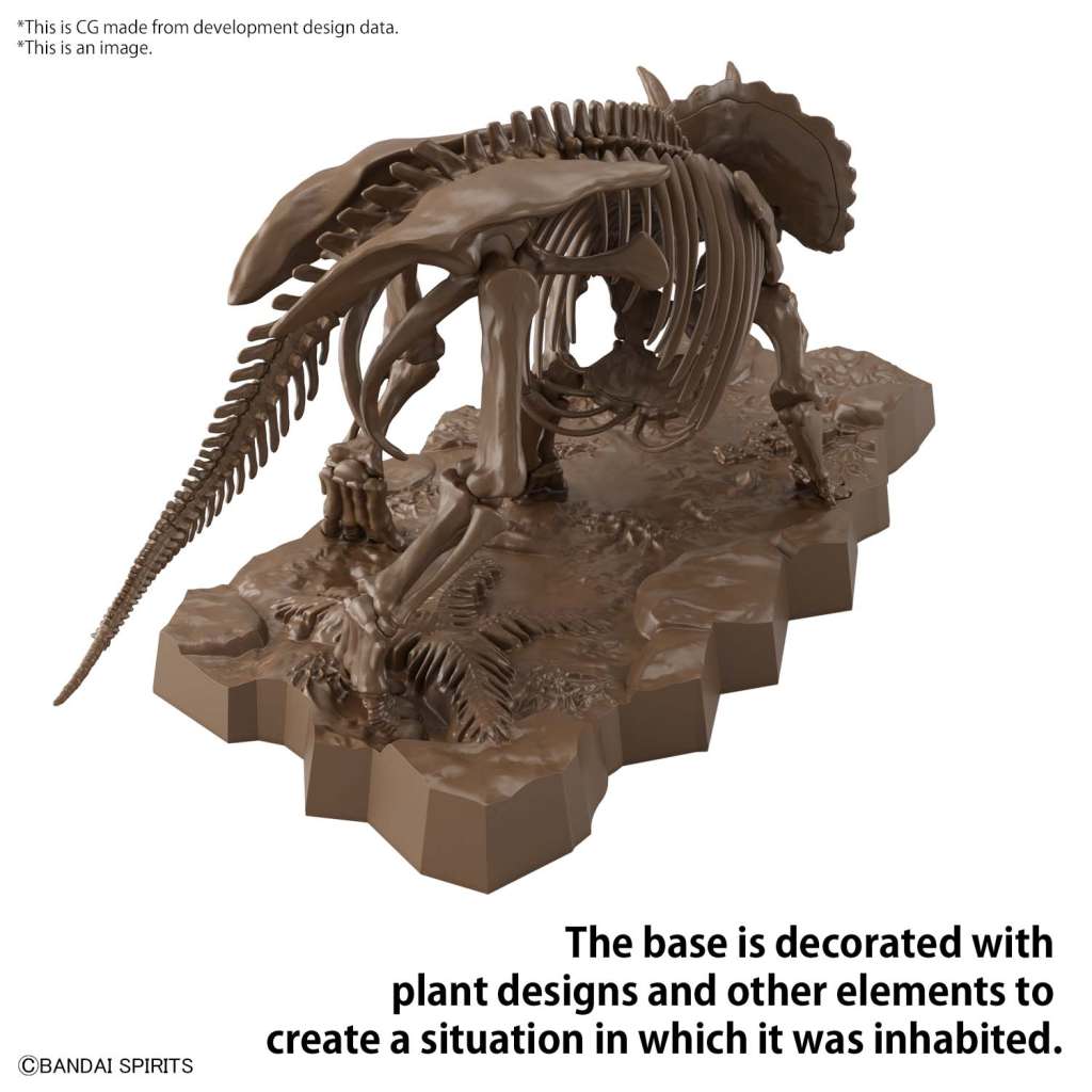 Plannosaurus -Imaginary skeleton Triceratops 1/32