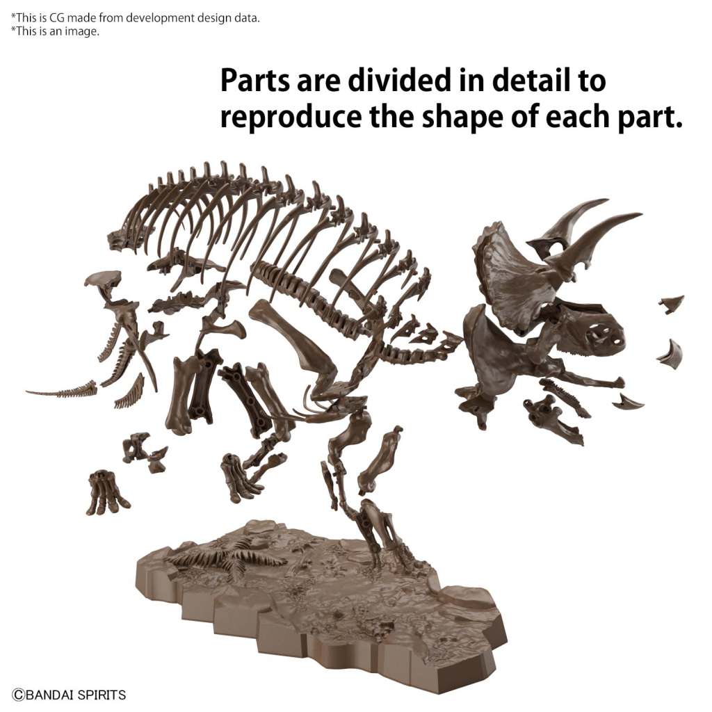 Plannosaurus -Imaginary skeleton Triceratops 1/32