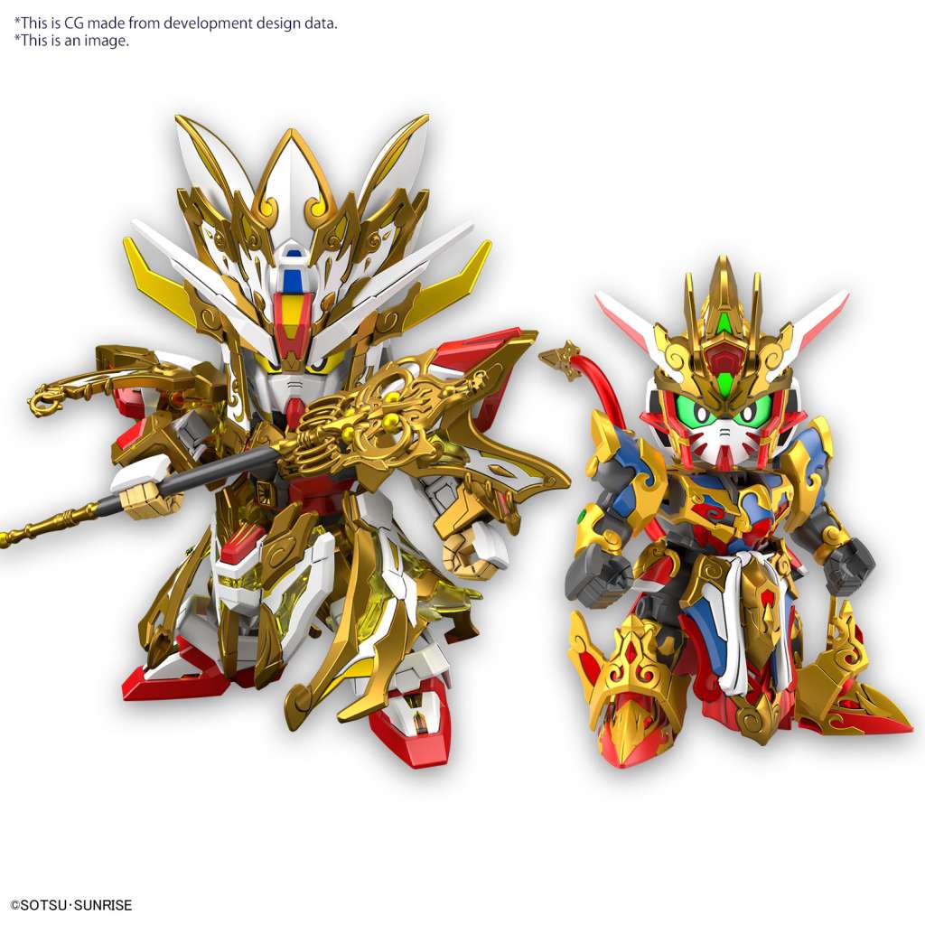 GUNDAM SD - Sdw Heroes Wukong Impulse Gundam Childhood Ver & Sanzang Strike Freedom Gundam Set