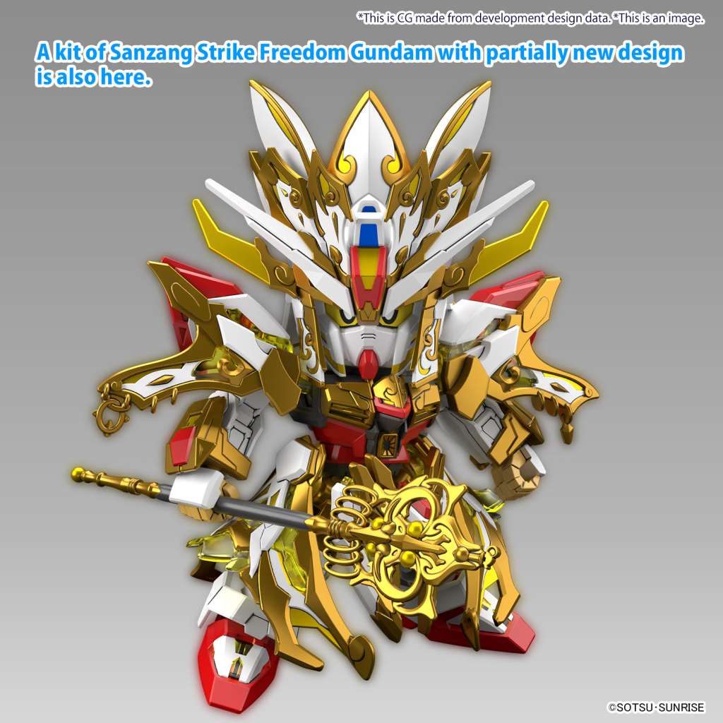 GUNDAM SD - Sdw Heroes Wukong Impulse Gundam Childhood Ver & Sanzang Strike Freedom Gundam Set