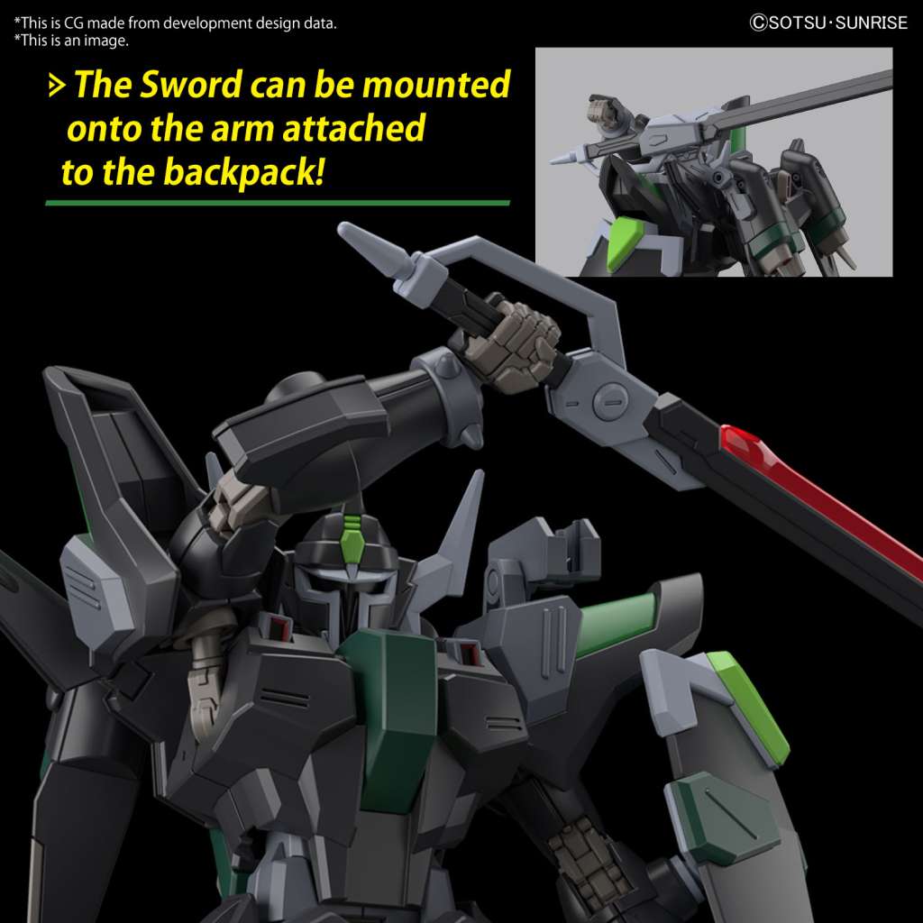 Gunpla HG 1/144 - Gundam Black Knight Squad Rud-ro.A