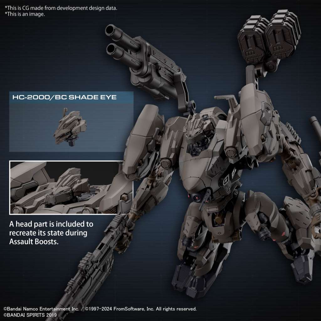 30mm Armored Core Vi Rad Cc-2000 Orbiter Nightfall