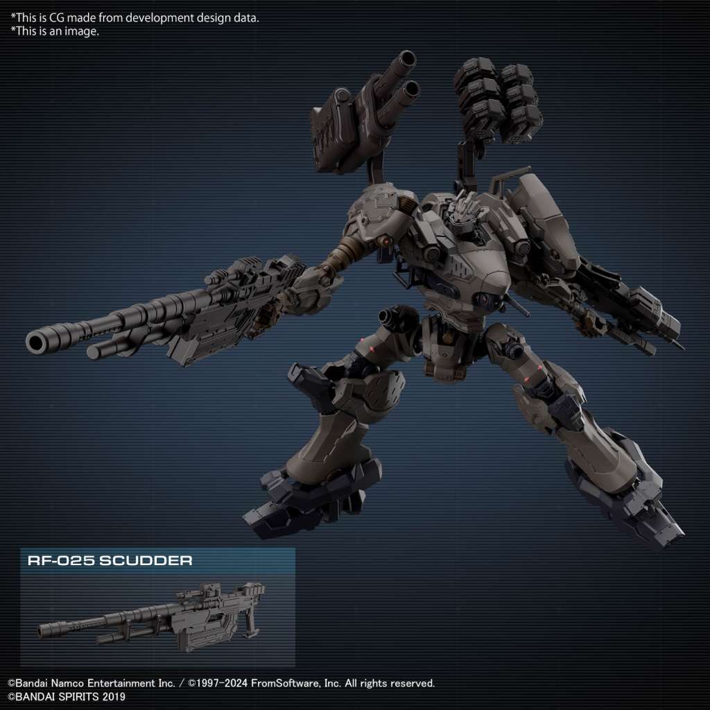 30mm Armored Core Vi Rad Cc-2000 Orbiter Nightfall