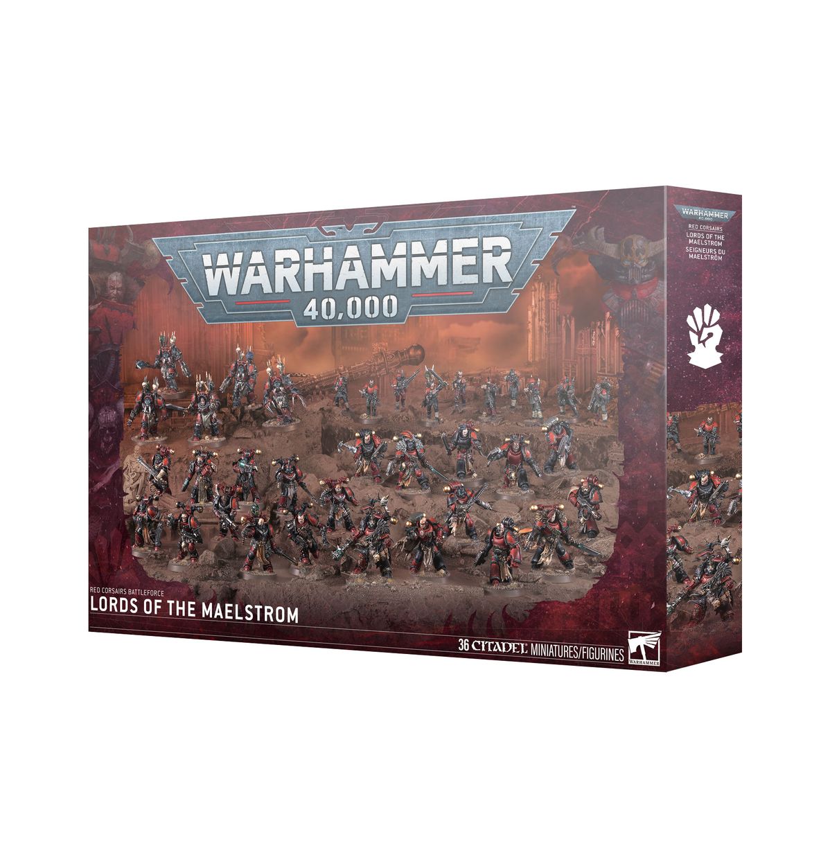 Warhammer 40K  - Bataillon Red Corsairs Lords of Maelstrom