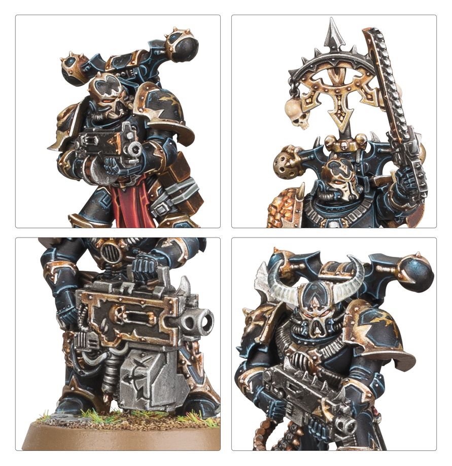 Warhammer 40,000 - Bataillon :  Bande de Guerre des Space Marines du Chaos (PRÉCOMMANDE)
