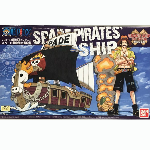 Model Kit One Piece - Grand Ship Collection Spade Pirates' Ship 15cm