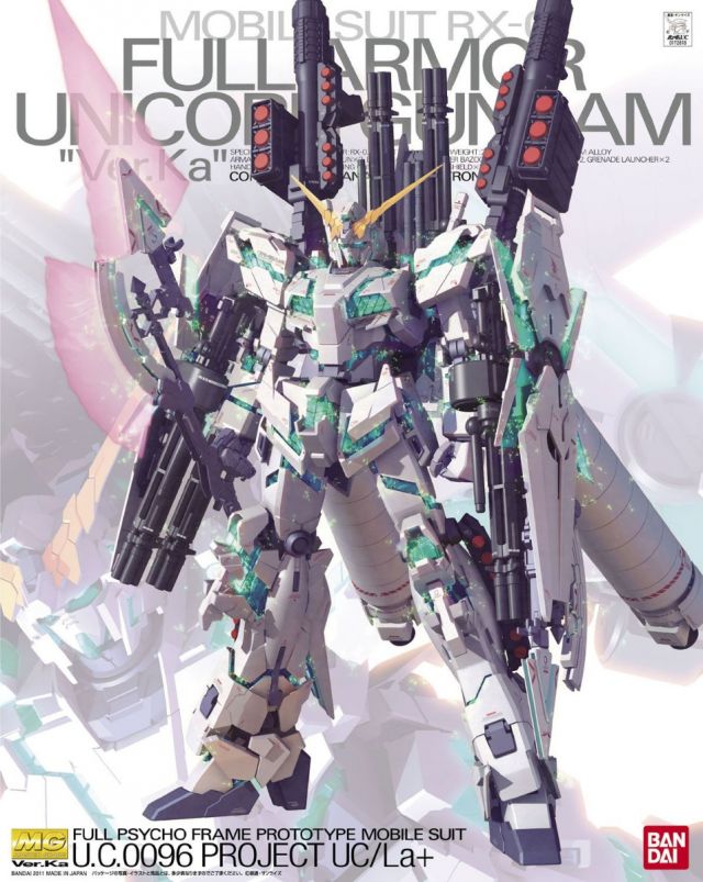 Gunpla MG 1/100 - RX-0 Full Armor Unicorn Ver Ka