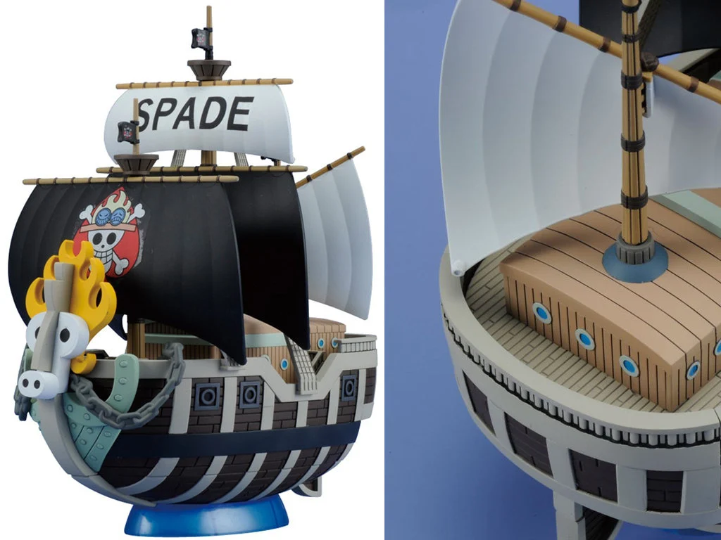 Model Kit One Piece - Grand Ship Collection Spade Pirates' Ship 15cm