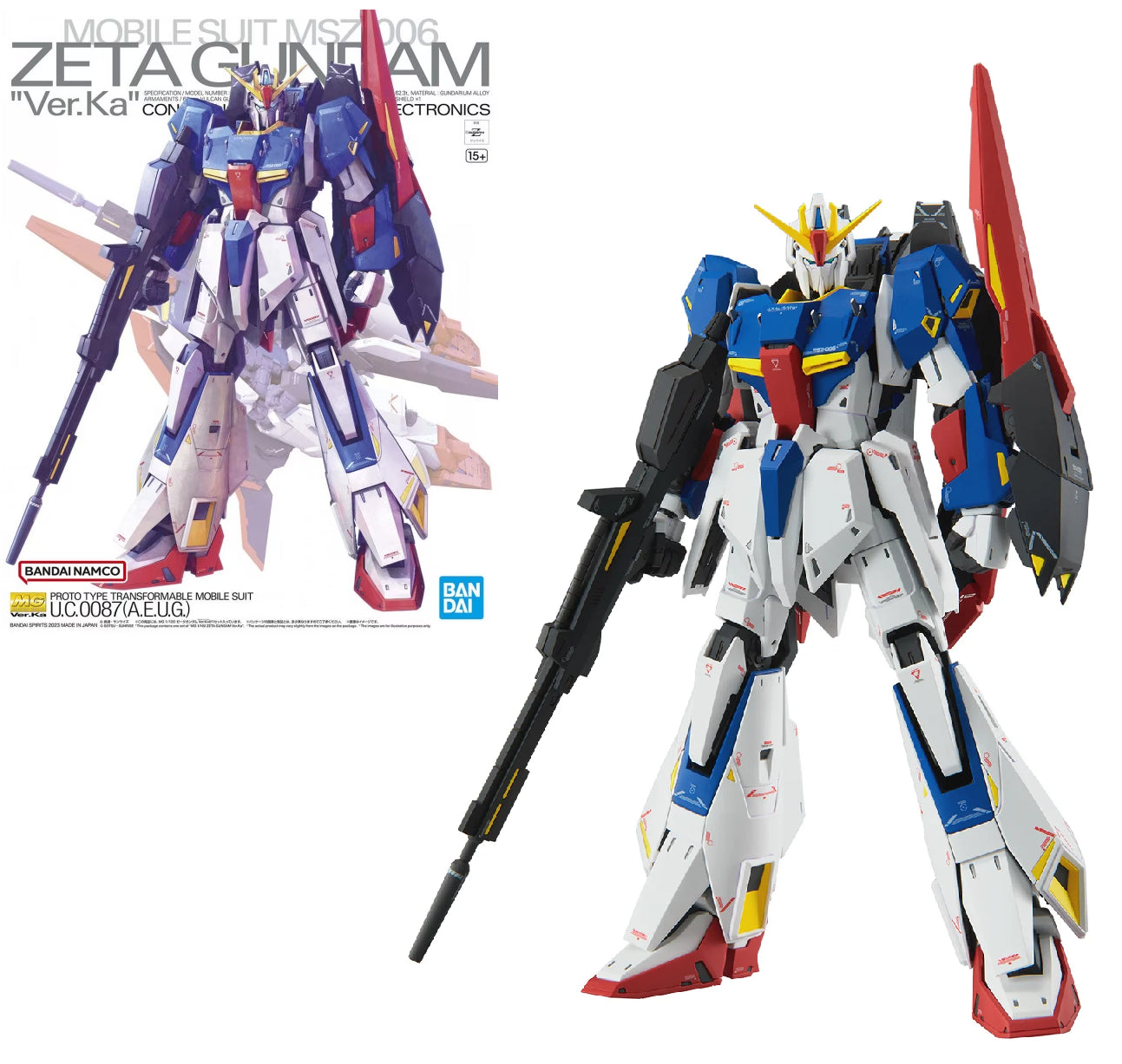 Gunpla MG 1/100 - Zeta Gundam Ver. Ka