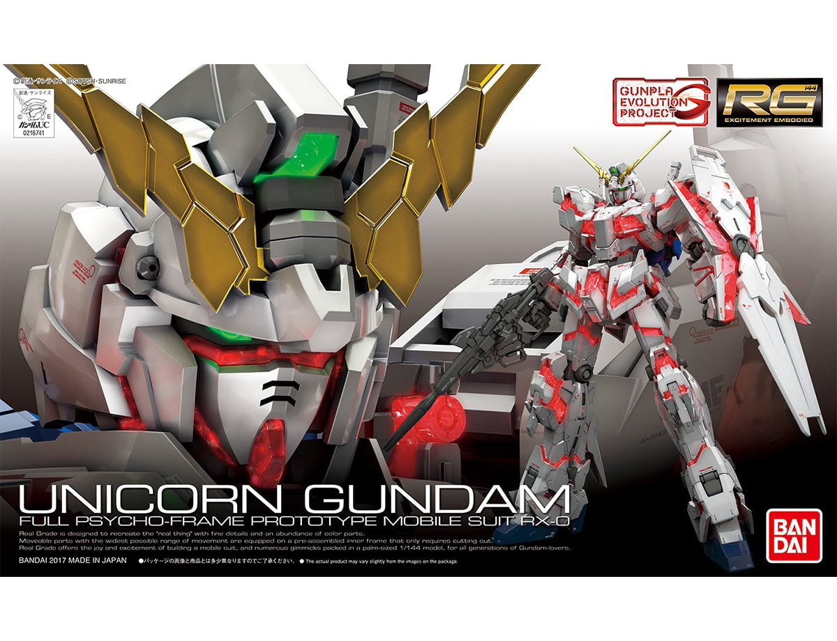 Gunpla RG 1/144 - 025 Gundam Unicorn