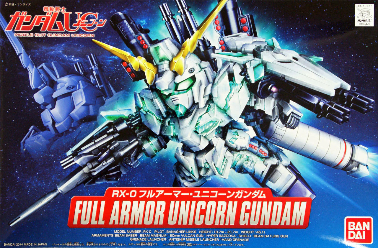 Gunpla SD - BB 390 RX-0 Full Armor Unicorn Gundam