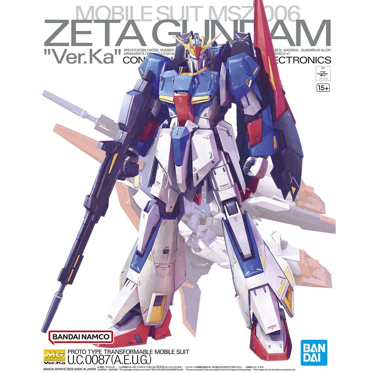 Gunpla MG 1/100 - Zeta Gundam Ver. Ka