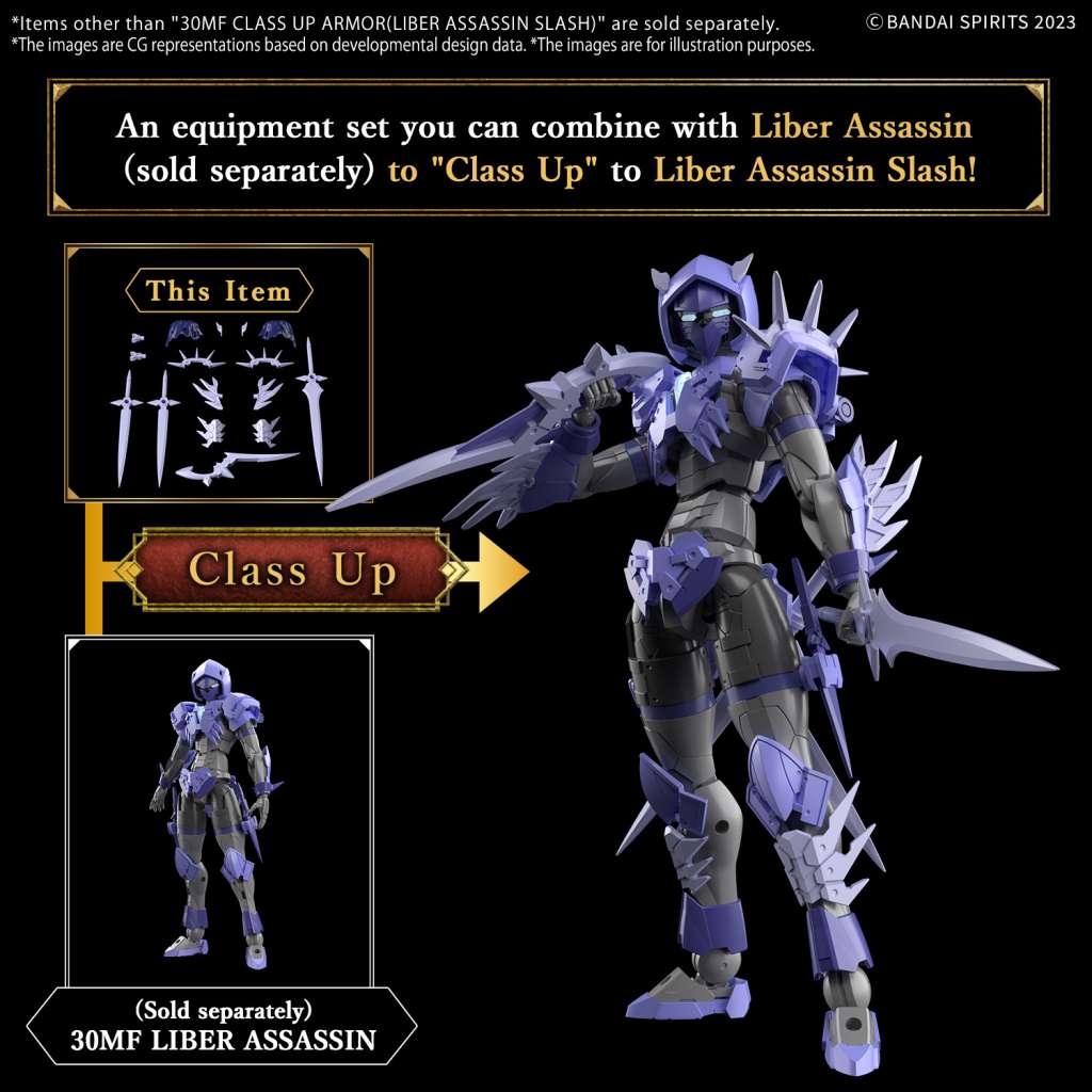 Accessoires 30MF - Class Up Armor Liber Assassin Slash - MEKA NEKO