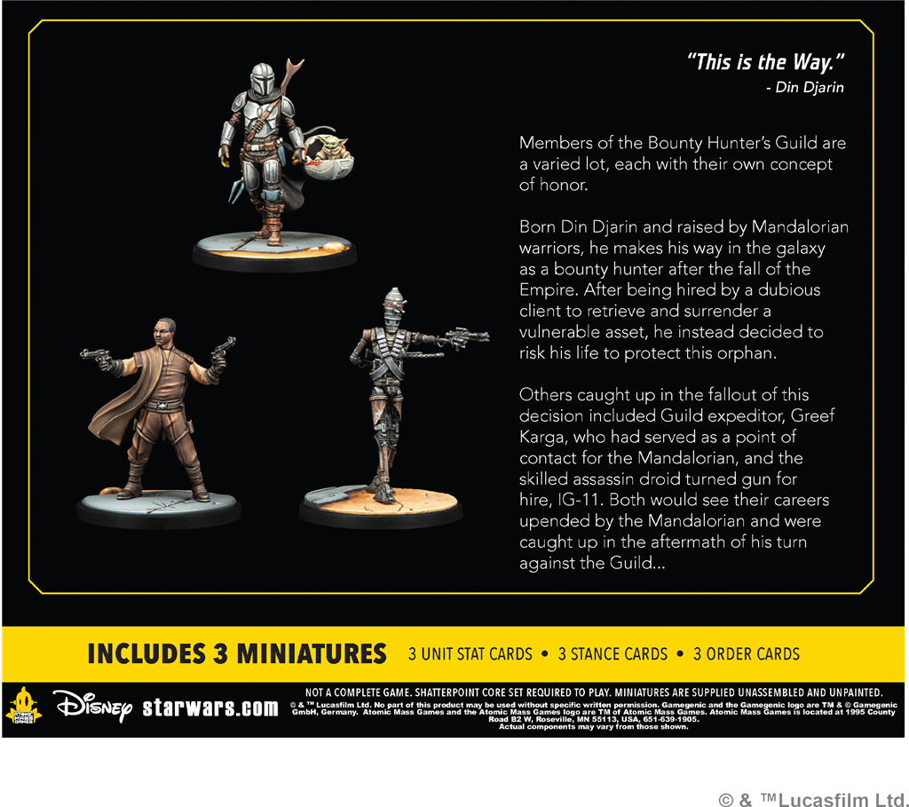 Star Wars Shatterpoint : Certified Guild (Squad)