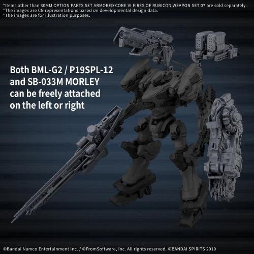 Armored Core VI 30MM Option Parts Weapon Set 07 - MEKA NEKO