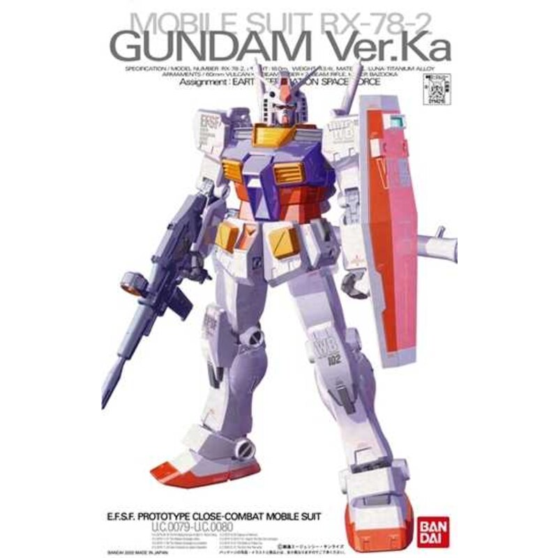 Gunpla MG 1/100 - RX-78-2 Gundam Ver Ka