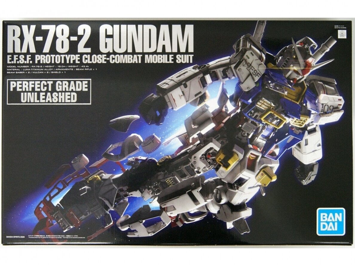 Gunpla PG 1/60 Unleashed RX-78-2 Gundam